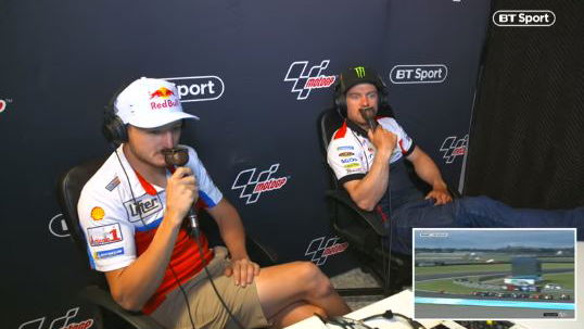 Cal Crutchlow and Jack Miller's commentary is hilarious!